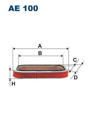 AE100 Filtron Повітряний фільтр двигуна