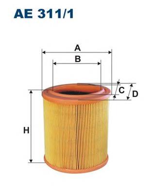 Елемент повітряного фільтра Filtron AE3111 ціна, від 5.40 USD