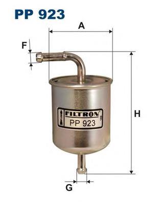 Фільтр тонкого очищення палива Filtron PP923 ціна, від 4.06 USD