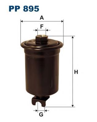 Фільтр тонкого очищення палива Filtron PP895 ціна, від 7.90 USD