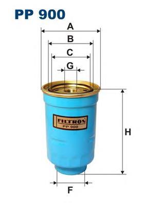Фільтр тонкого очищення палива Filtron PP900 ціна, від 4.32 USD
