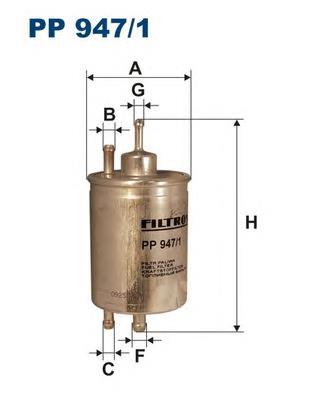 Паливний фільтр PP9471 Filtron
