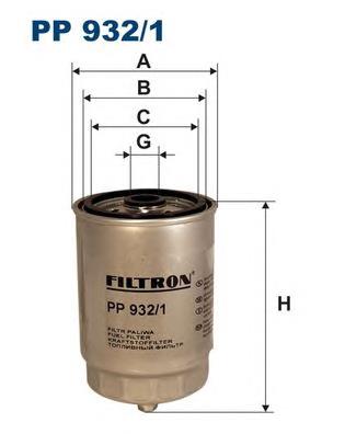 Фільтр паливний Filtron PP9321