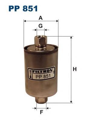 Фільтр тонкого очищення палива Filtron PP851 ціна, від 5.94 USD