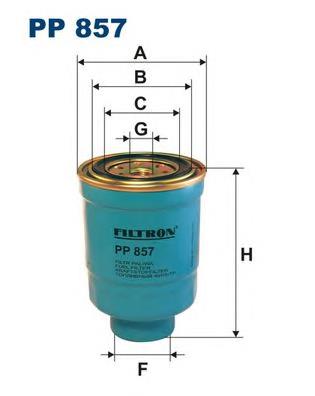 Паливний фільтр PP857 Filtron