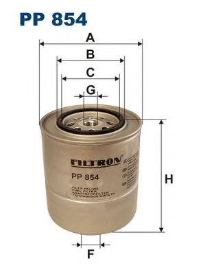 Фільтр тонкого очищення палива Filtron PP854 ціна, від 13.30 USD