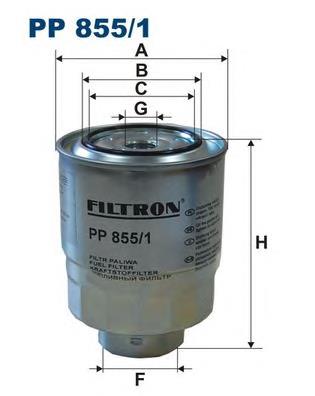 Купити PP8551 Filtron Фільтр-відстійник палива грубої очистки