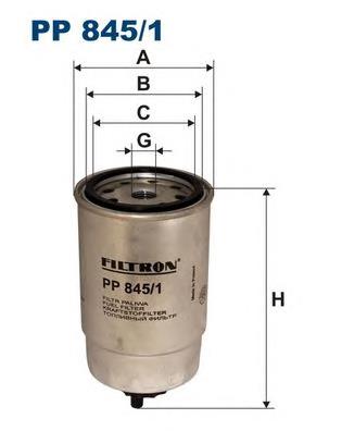 Фільтр тонкого очищення палива Filtron PP8451 ціна, від 10.57 USD