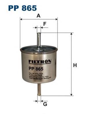 Фільтр тонкого очищення палива Filtron PP865 ціна, від 6.95 USD