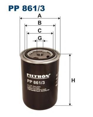 Фільтр тонкого очищення палива Filtron PP8613 ціна, від 10.60 USD