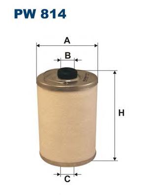 Фільтр тонкого очищення палива Filtron PW814 ціна, від 4.33 USD