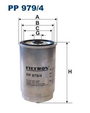 Фільтр тонкого очищення палива Filtron PP9794 ціна, від 15.64 USD