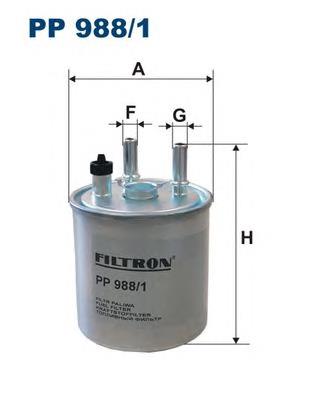 PP9881 Filtron фільтр паливний
