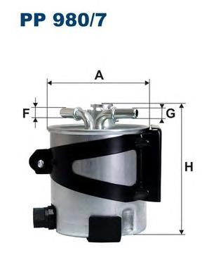 Фільтр паливний Filtron PP9807