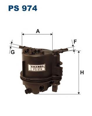 Фільтр тонкого очищення палива Filtron PS974 ціна, від 19.64 USD