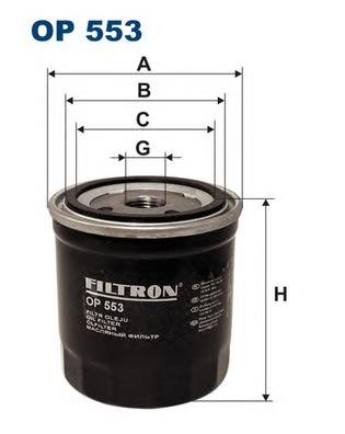 OP553 Filtron Фільтр масла