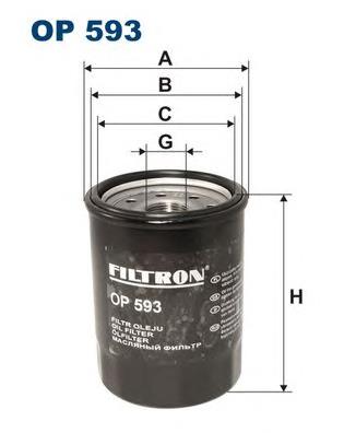 OP593 Filtron фільтр масляний