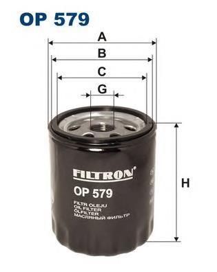 Фільтр масляний OP579 Filtron