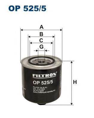 Масляний фільтр двигуна Filtron OP5255 ціна, від 11.29 USD