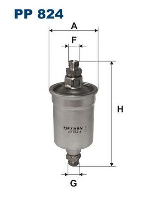 Фільтр паливний Filtron PP824