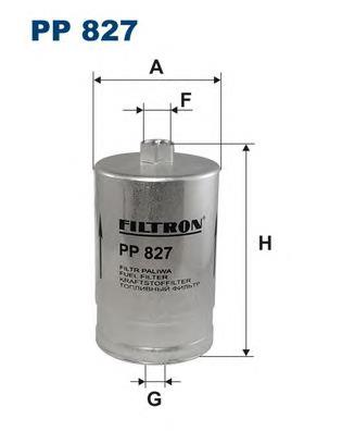 Купити PP827 Filtron Фільтр-відстійник палива грубої очистки