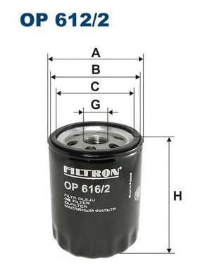 Фільтр масляний Filtron OP6162
