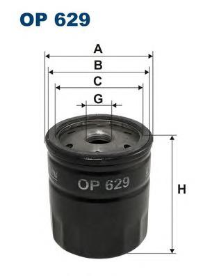 OP629 Filtron Фільтр масла