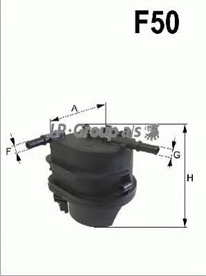 Фільтр паливний 1518701009 JP Group
