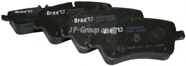Купити 1363600710 JP Group Колодки гальмівні передні, дискові