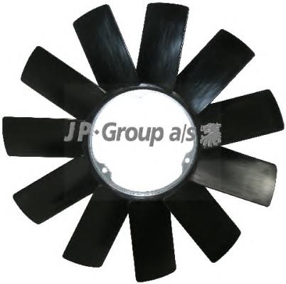 Вентилятор радіатора кондиціонера JP Group 1414900800