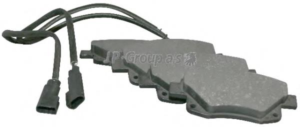 Задні гальмівні колодки 1563700110 JP Group