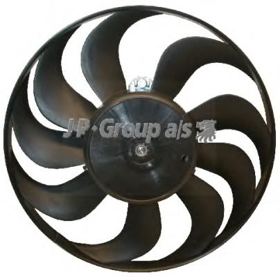 Купити 1199100600 JP Group Електровентилятор охолодження в зборі (двигун + крильчатка), правий