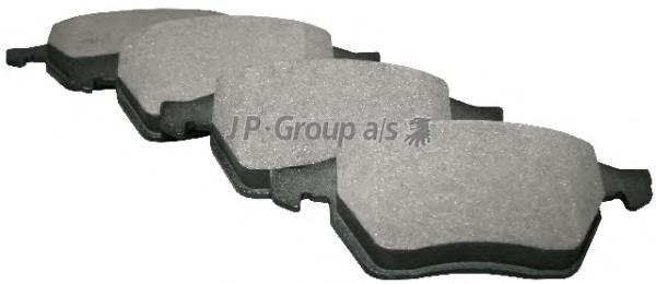 Передні тормозні колодки 1163604810 JP Group