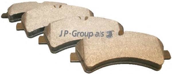 Задні гальмівні колодки JP Group 1163705710 ціна, від 24.61 USD