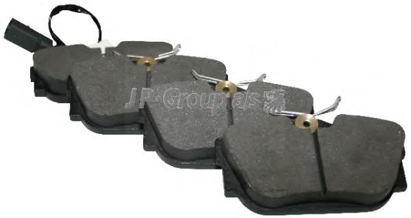 Задні гальмівні колодки JP Group 1163706110 ціна, від 13.69 USD