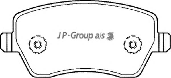 4363601919 JP Group Колодки передние (TRW)