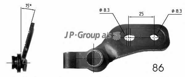 3681200500 JP Group Амортизатор кришки багажника / двері 3/5-ї задньої