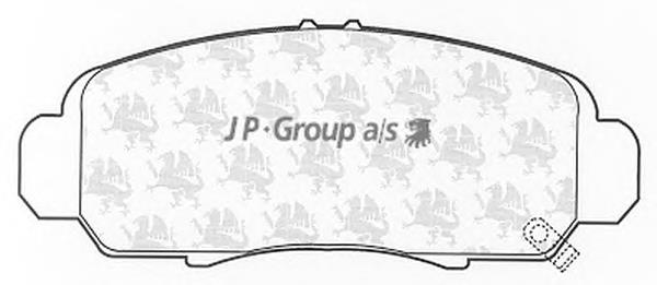 3463600819 JP Group колодки гальмівні передні, дискові