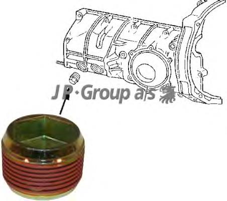 8133000200 JP Group Пробка піддона АКПП