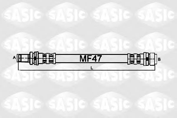 6606004 Sasic Шланг гальмівний задній