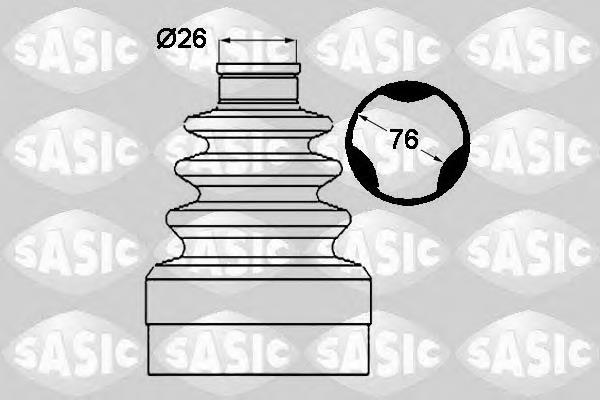Пильник ШРУСа внутрішній 1904019 Sasic