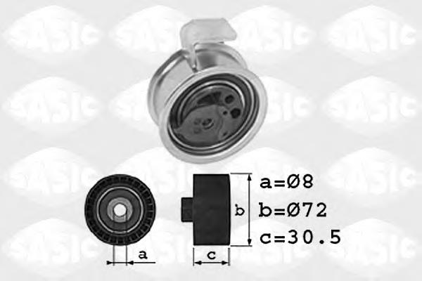 Ролик натягувача ременя ГРМ 1706017 Sasic