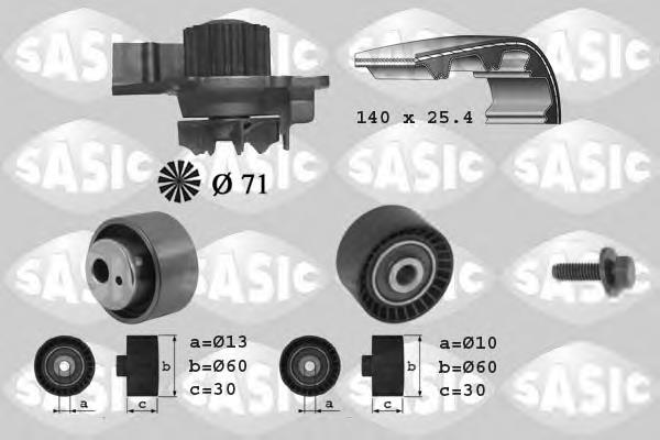 Комплект ГРМ Sasic 3900010 ціна, від 84.73 USD