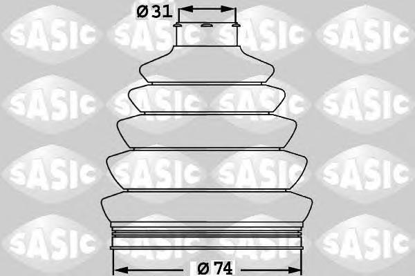 Пильник ШРУСа зовнішній 1900017 Sasic