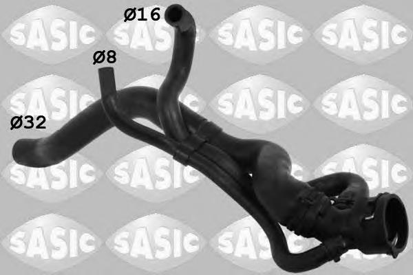 Купити 3406164 Sasic Шланг/патрубок радіатора охолодження, верхній