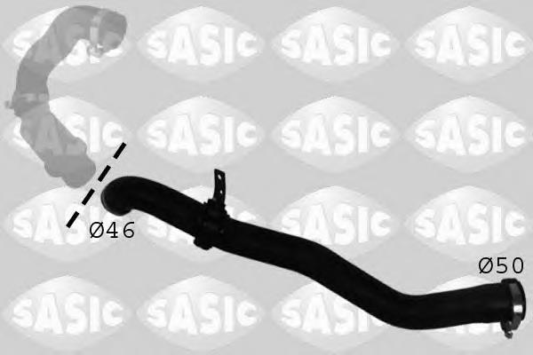 Патрубок повітряний, вихід з турбіни (наддув) 3334017 Sasic