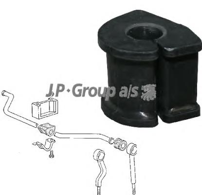 Втулка стабілізатора переднього внутрішня JP Group 1140605600 ціна, від 1.55 USD