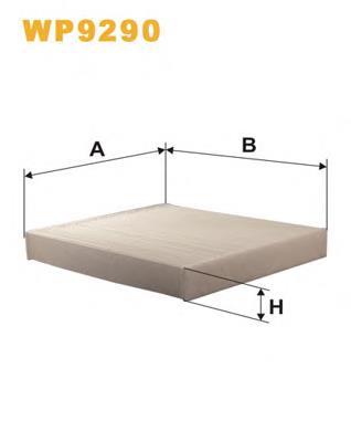 Фільтр повітряний обігрівача WIX WP9290 ціна, від 5.10 USD
