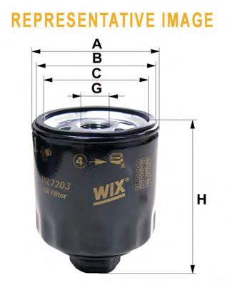 WL7133 WIX фільтр масляний
