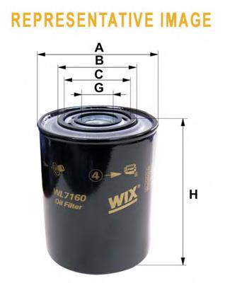 WL7161 WIX фільтр масляний